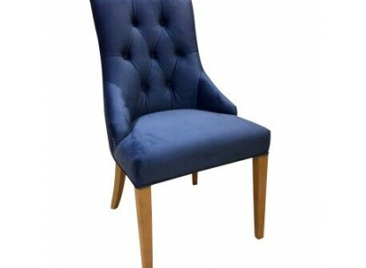 Chesterfield Set 6x Armchair Dining room chair Fabric Upholstery Chair Gastro Dining room